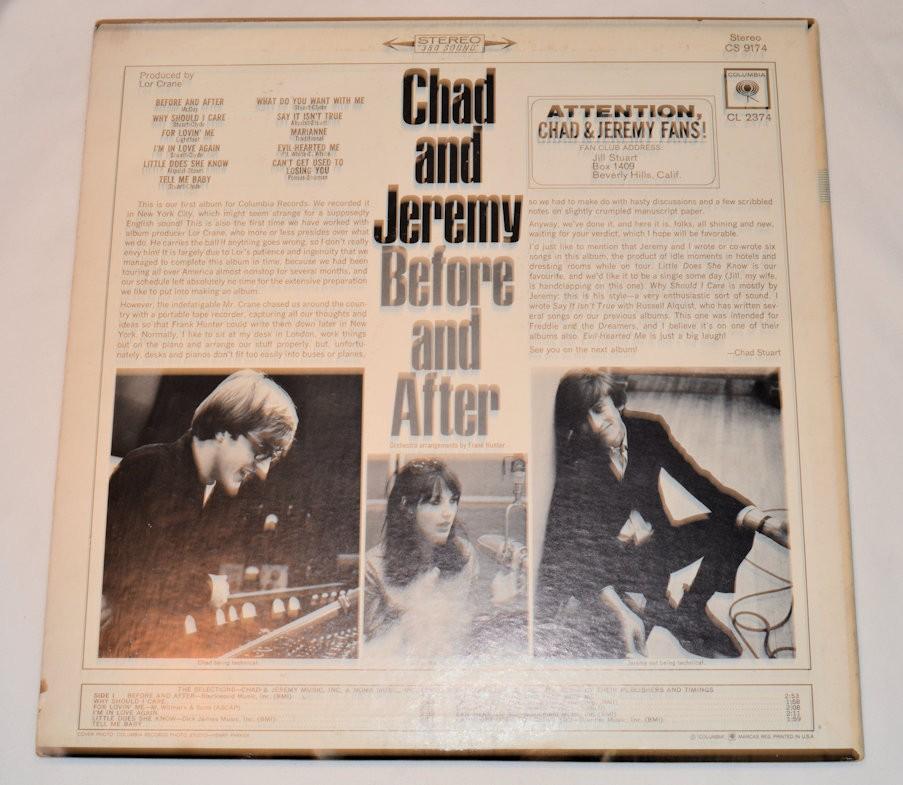 Chad & Jeremy - Before & After