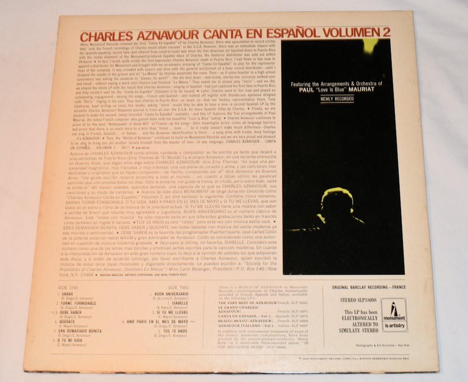 Aznavour, Charles - Canta En Espanol 2