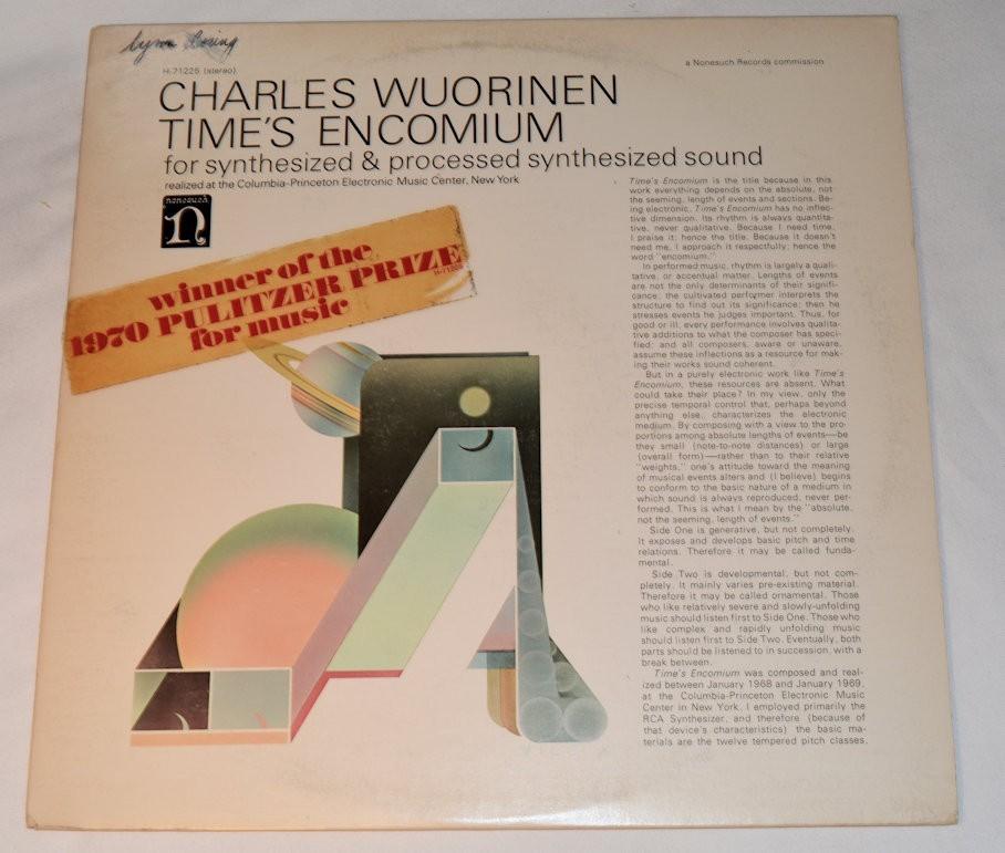 Wourinen, Charles - Times Encomium