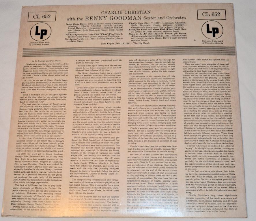 Christian, Charlie - With Benny Goodman