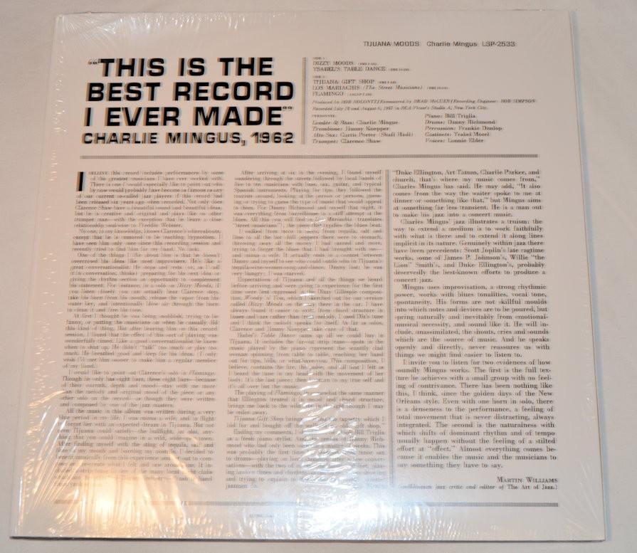 Mingus, Charlie - Tijuana Moods