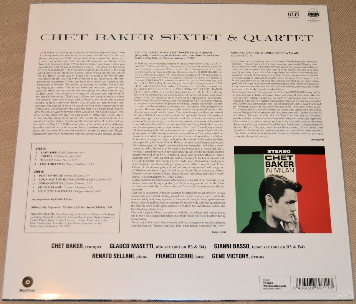 Baker, Chet - Chet Baker Sextet & Quartet