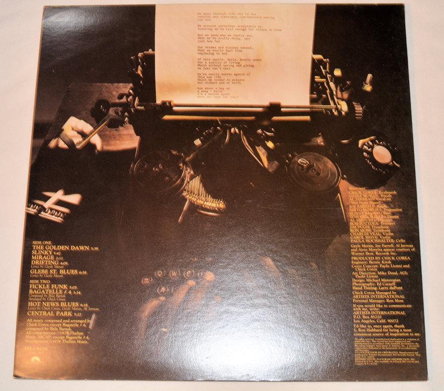 Corea, Chick - Secret Agent