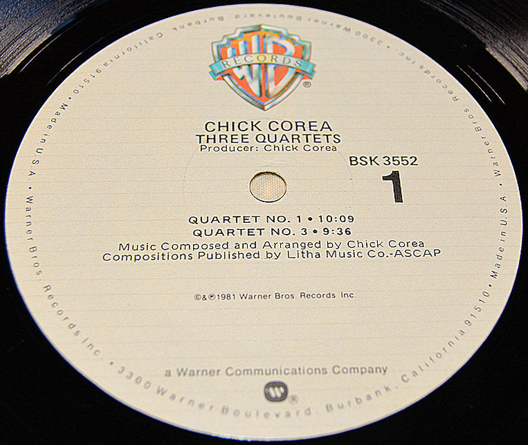 Corea, Chick - Three Quartets