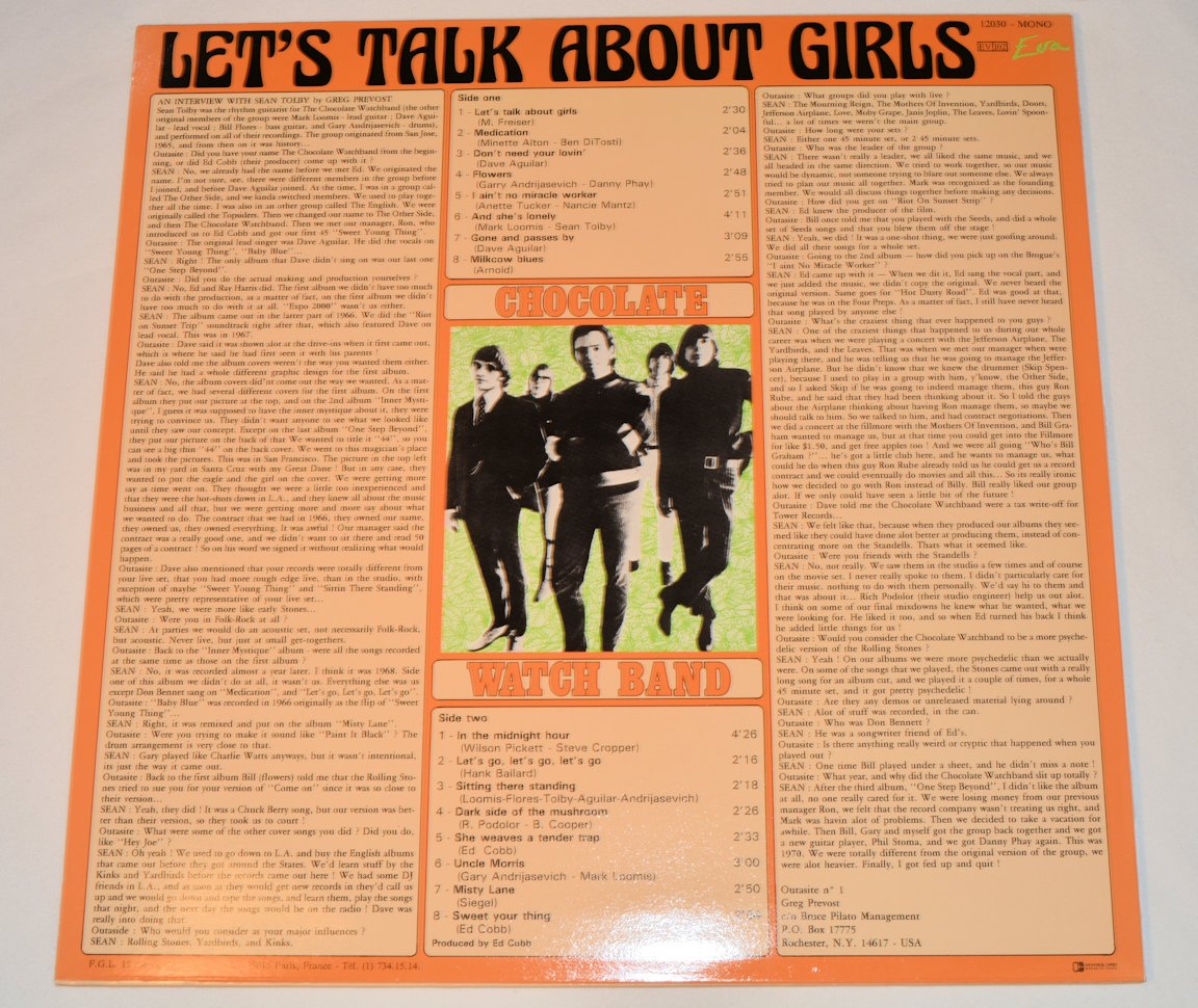 Chocolate Watchband - Let's Talk About Girls