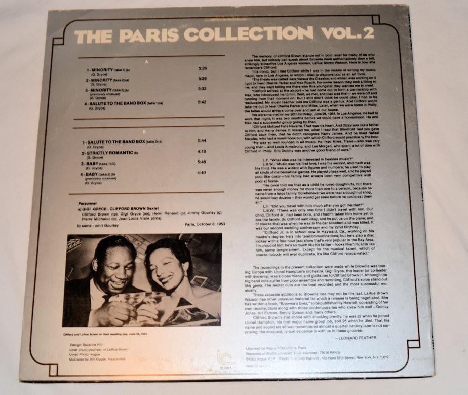 Brown, Clifford - The Paris Collection Vol. 2