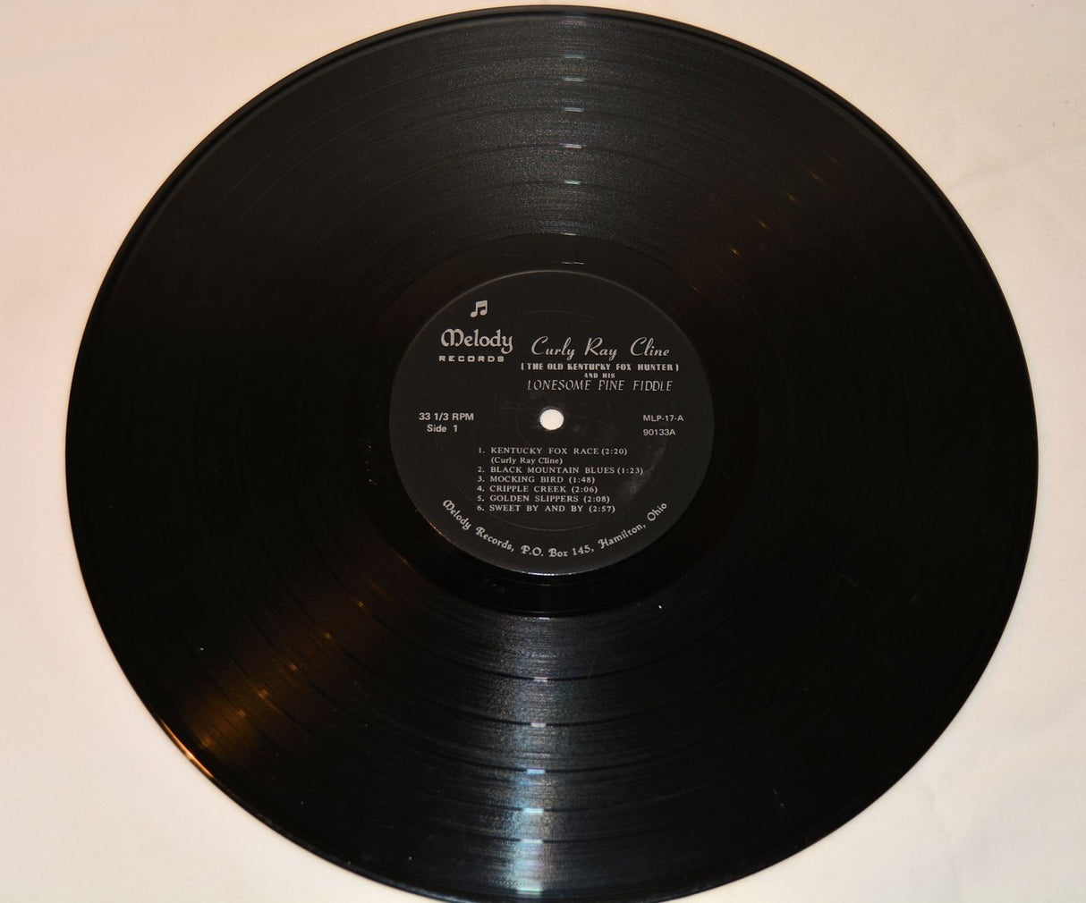 Cline, Curly Ray - Lonesome Pine Fiddle