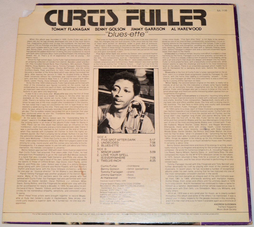 Fuller, Curtis - Blues-ette