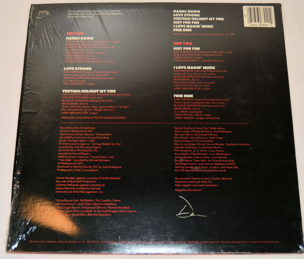 Hartman, Dan - Relight My Fire