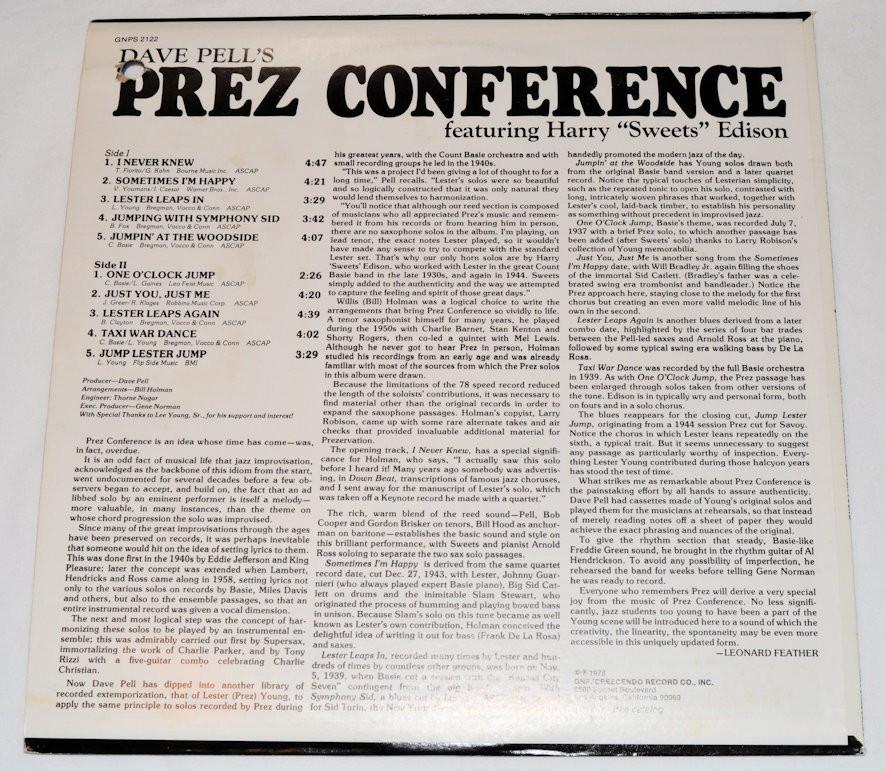 Pell, Dave - Prez Conference