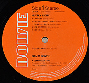 Bowie, David - Hunky Dory (180G)