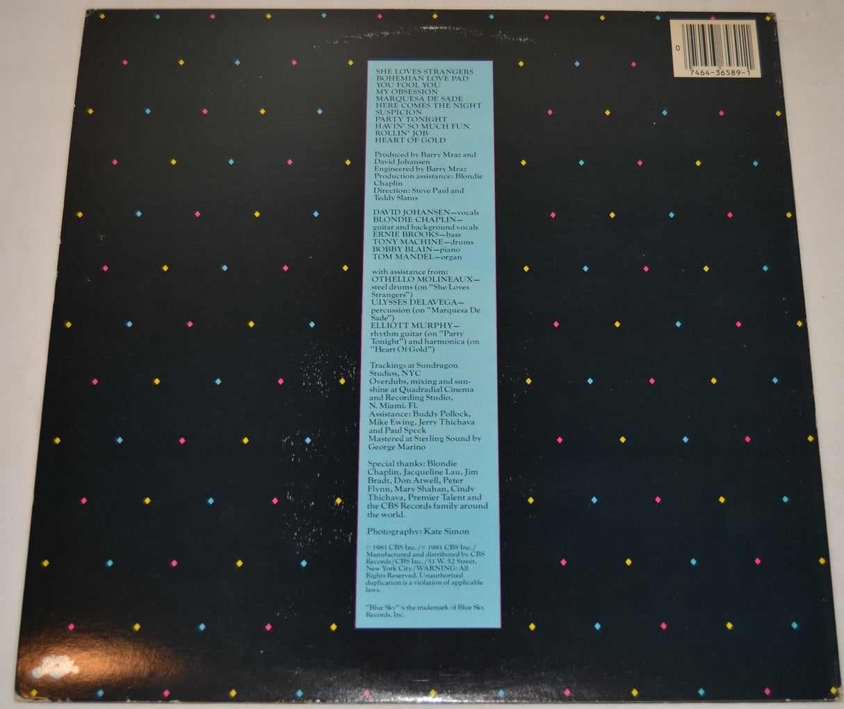 Johansen, David - Here Comes The Night