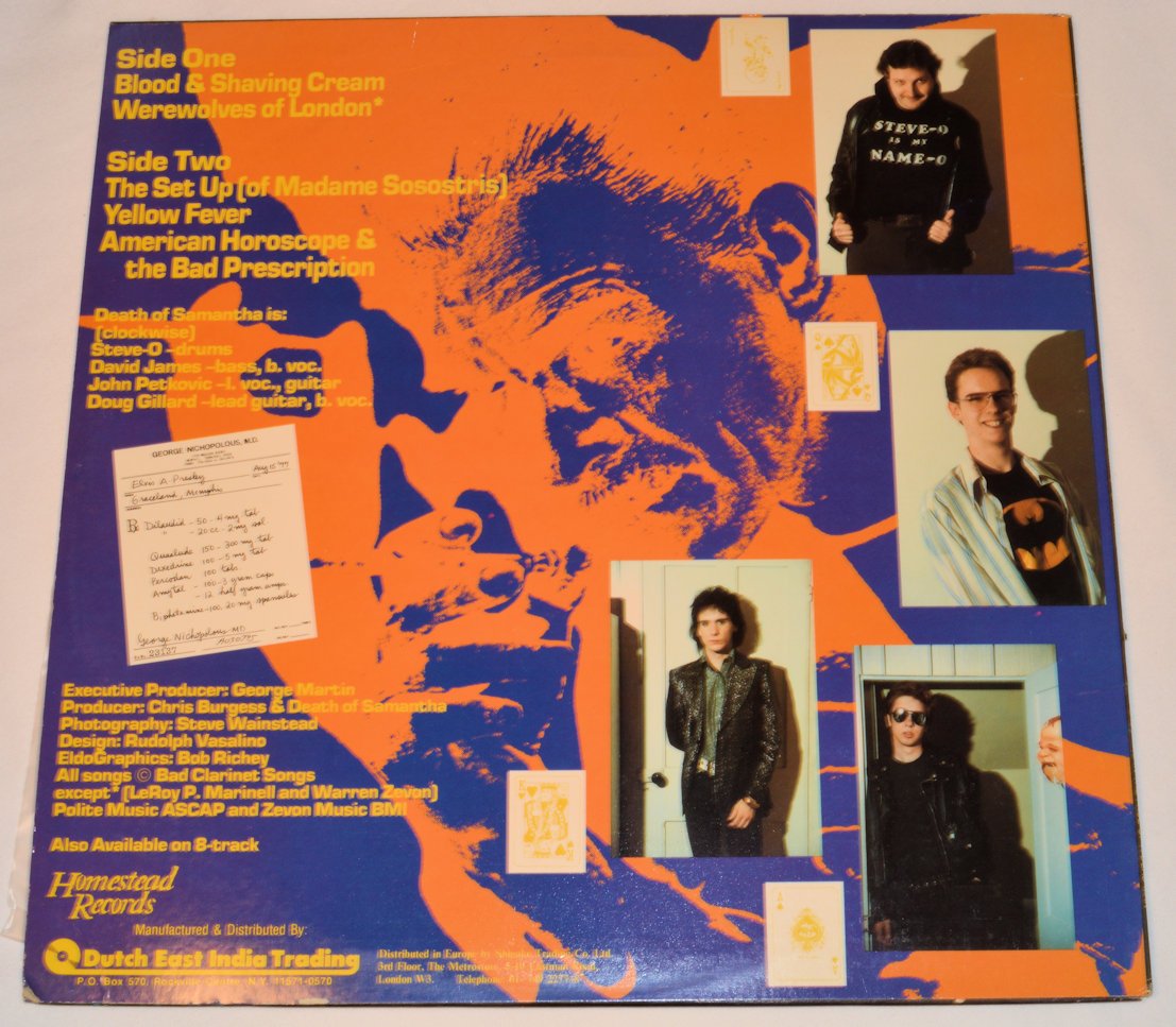 Death Of Samantha - Laughing In The Face Of A Dead Man