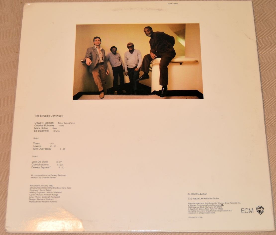 Redman, Dewey Quartet - The Struggle Continues