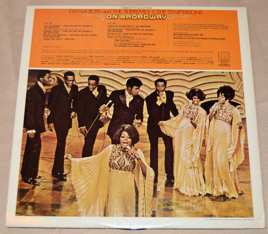 Ross/Supremes/Temptations - On Broadway