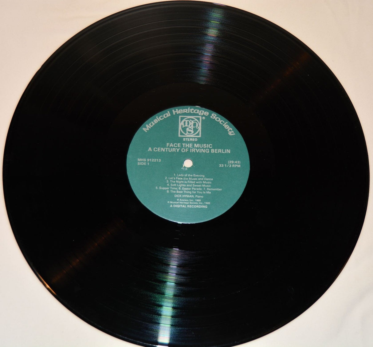 Hyman, Dick - Face The Music: Irving Berlin