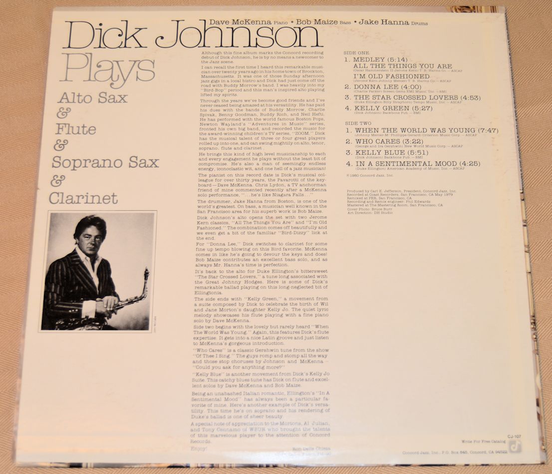 Johnson, Dick - Plays