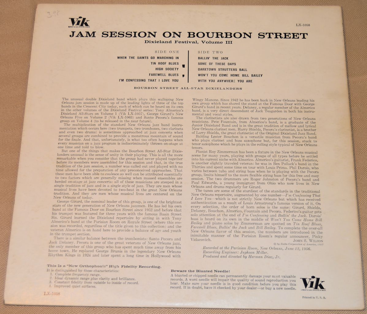 Dixieland Festival - Jam Session On Bourbon Street Vol. 3