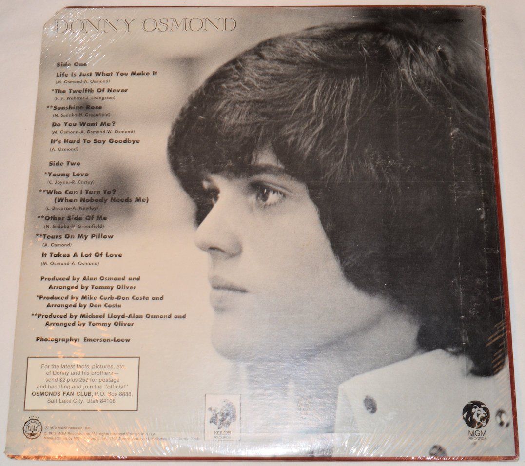 Osmond, Donny - Alone Together