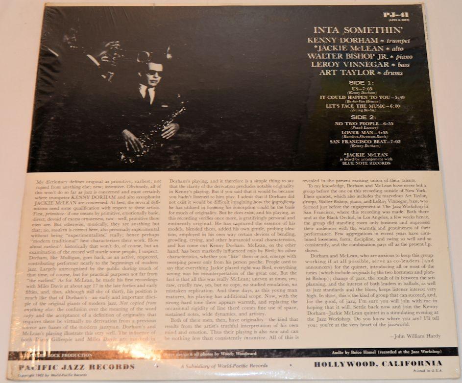 Dorham / McLean - Inta Somethin