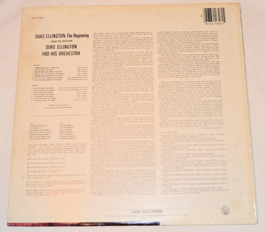 Ellington, Duke - The Beginning