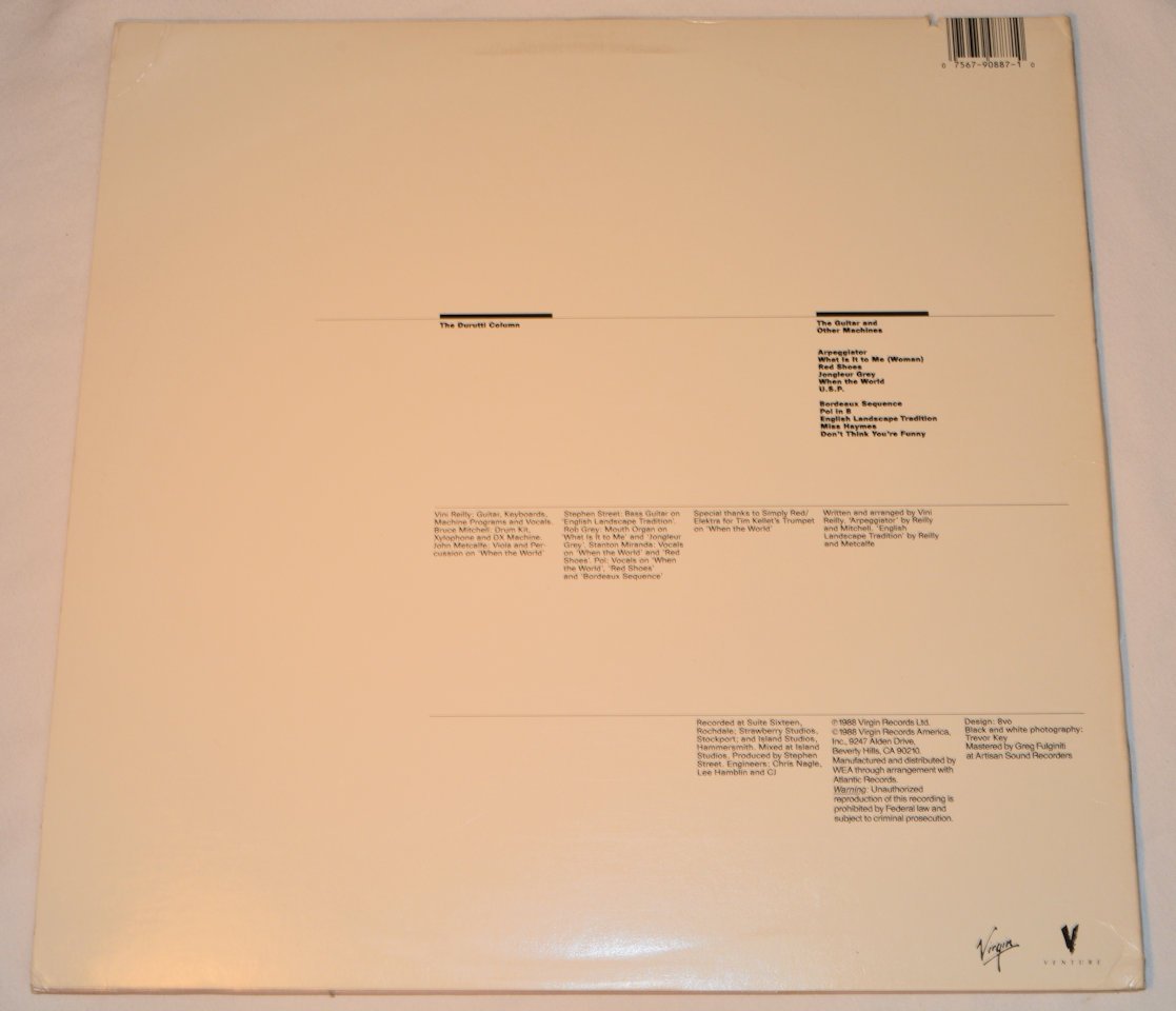 Durutti Column - Guitar And Other Machines