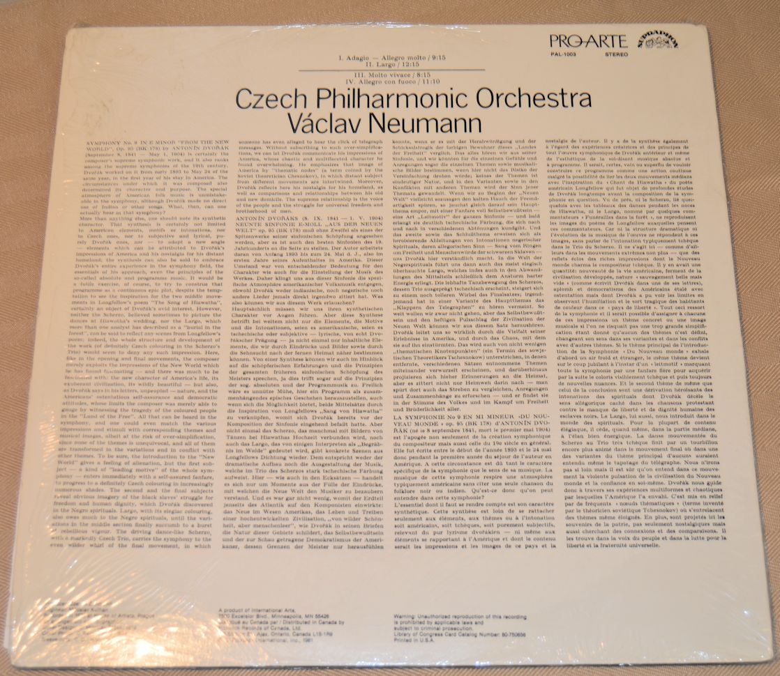 Dvorak - Symphony 9, E Minor - Czech Philharmonic - Vaclav Neumann