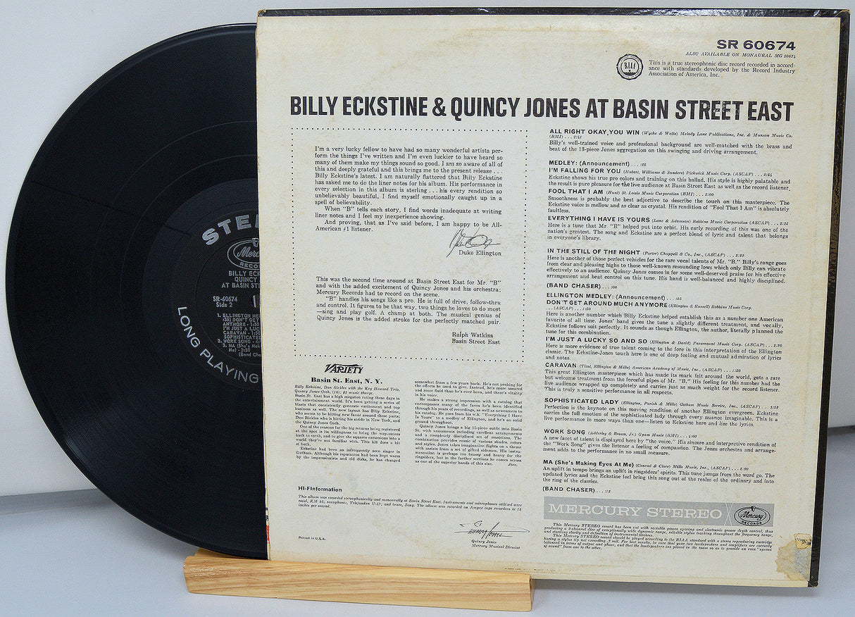 Eckstine / Jones - At Basin Street East