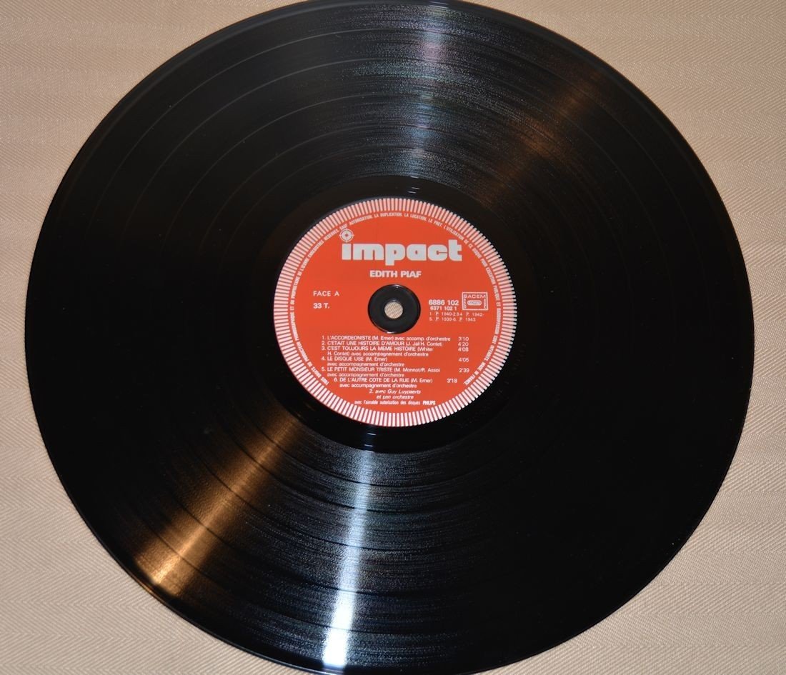 Piaf, Edith - Disques