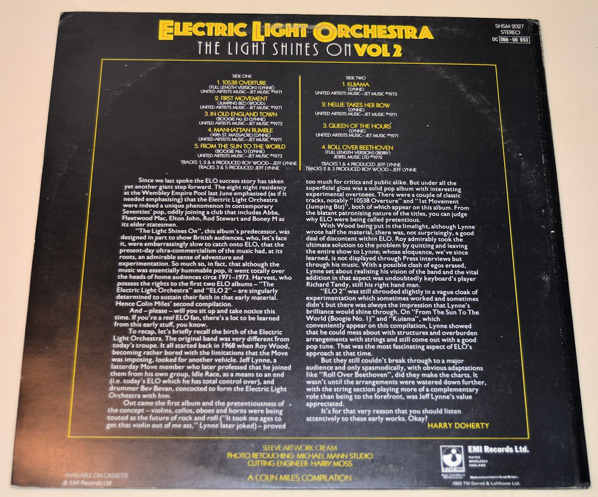 Electric Light Orchestra - Light Shines On 2