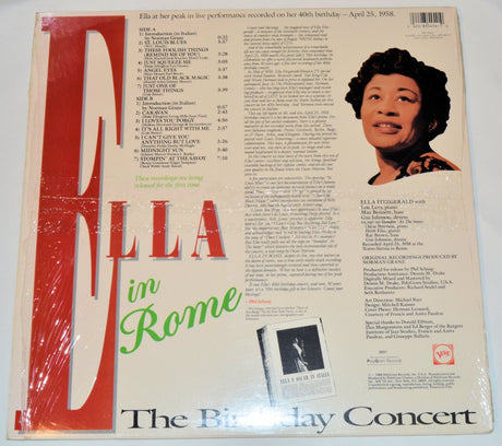 Fitzgerald, Ella - Ella In Rome - The Birthday Concert