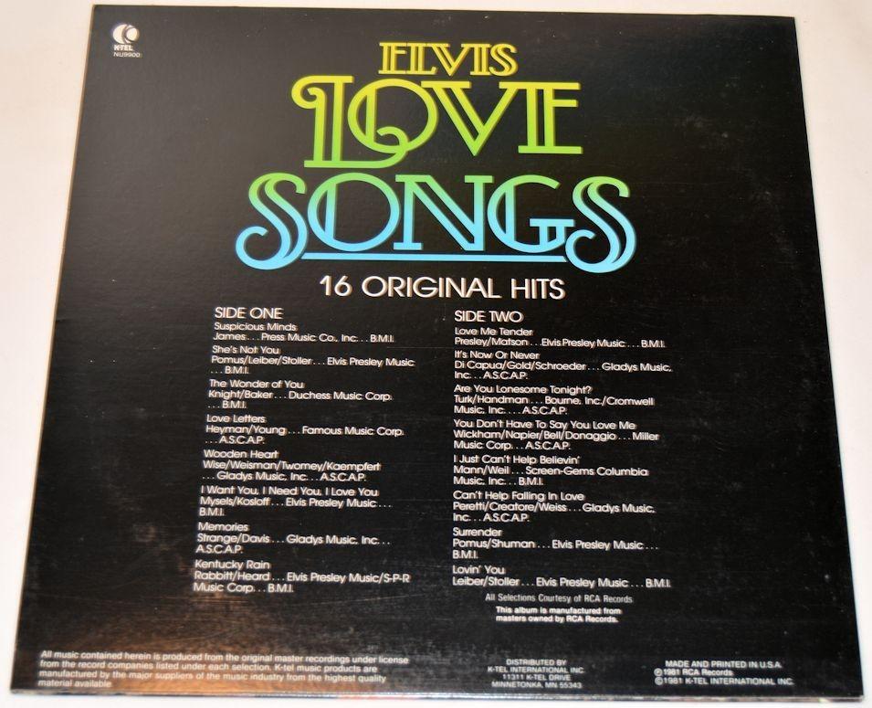 Presley, Elvis - Love Songs