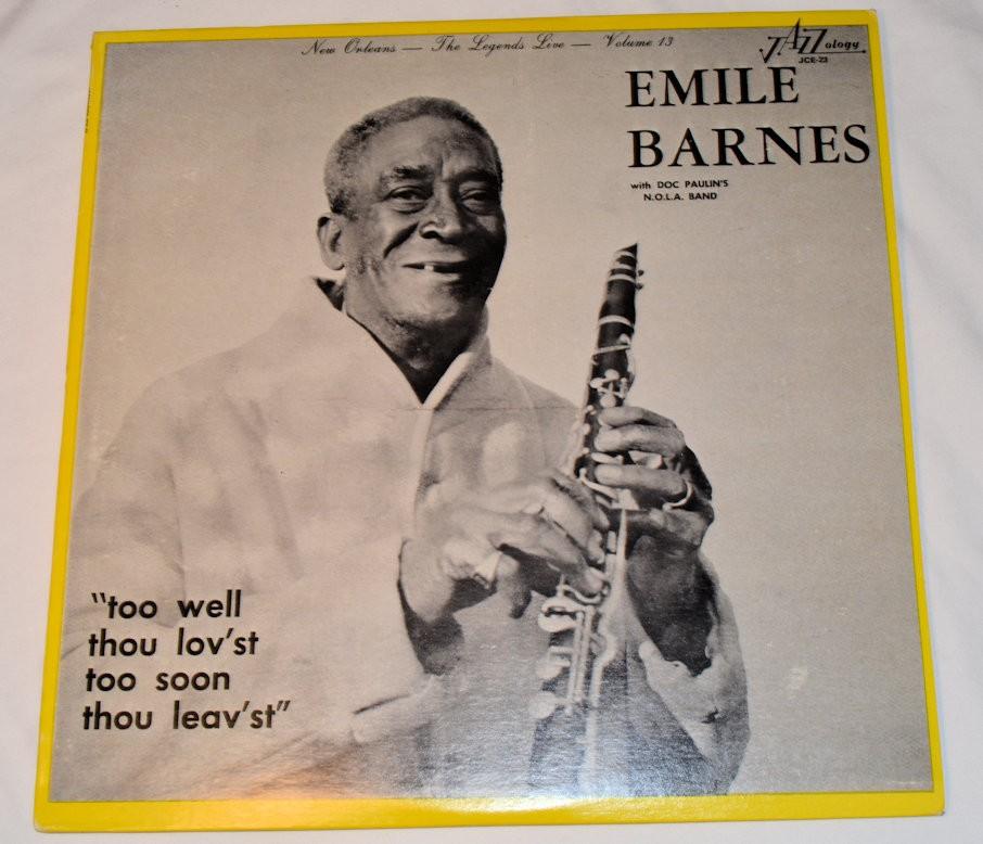 Barnes, Emile - Too Well Thou Lov'st Too Soon Thou Leav'st