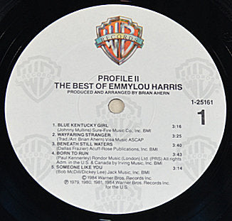 Harris, Emmylou - Best Of - Vinyl Record, Used