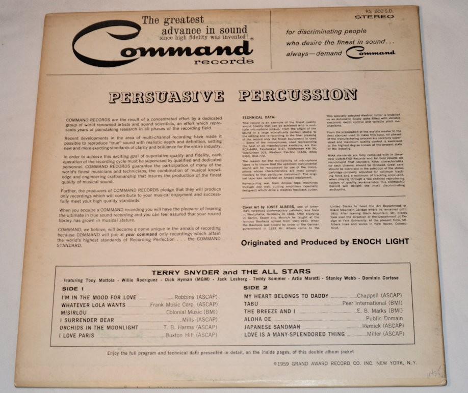 Light, Enoch - Persuasive Percussion