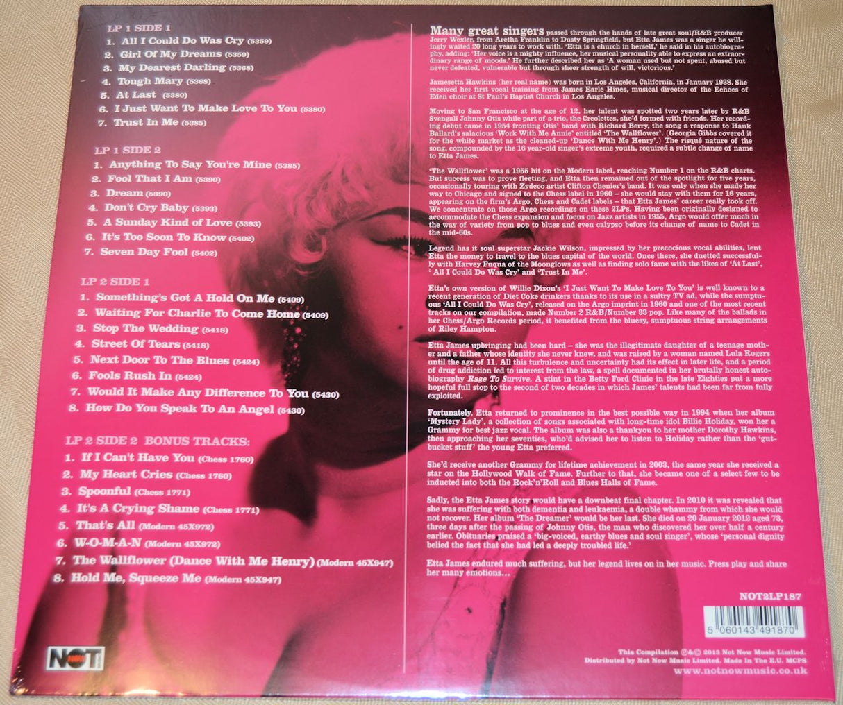 James, Etta - The Argo Singles