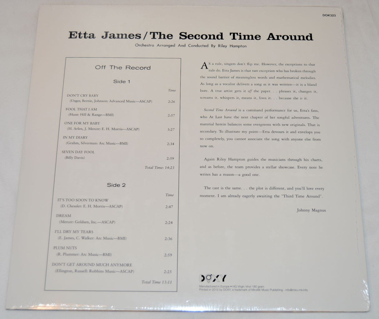 James, Etta - Second Time Around