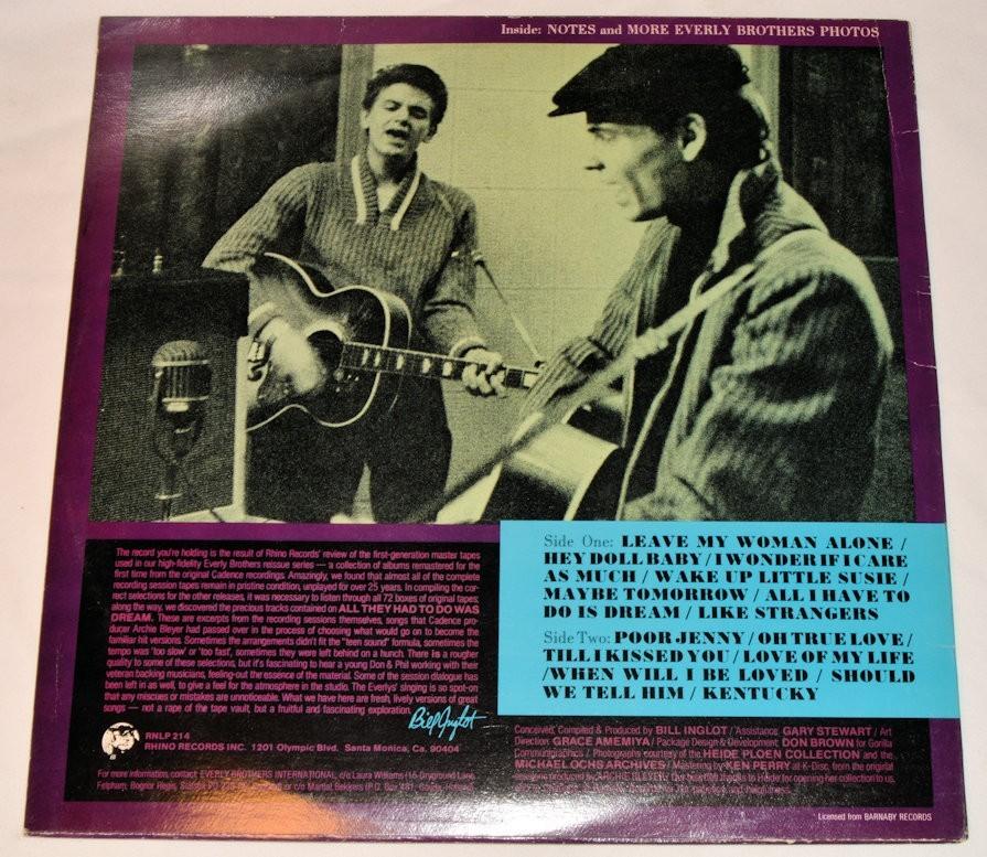 Everly Brothers - All They Had To Do Was Dream