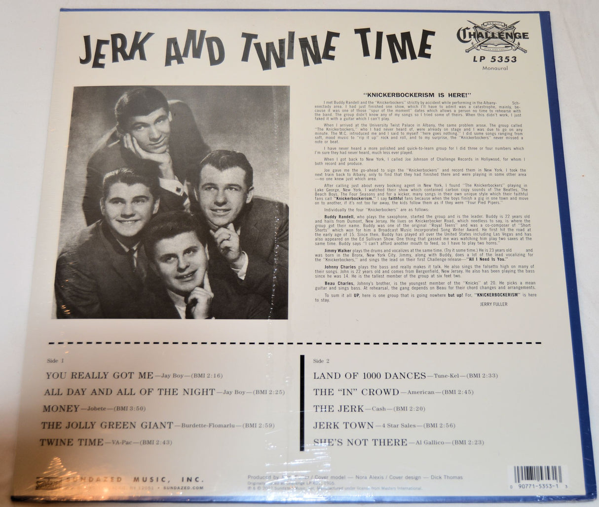 Knickerbockers - Jerk & Twine Time