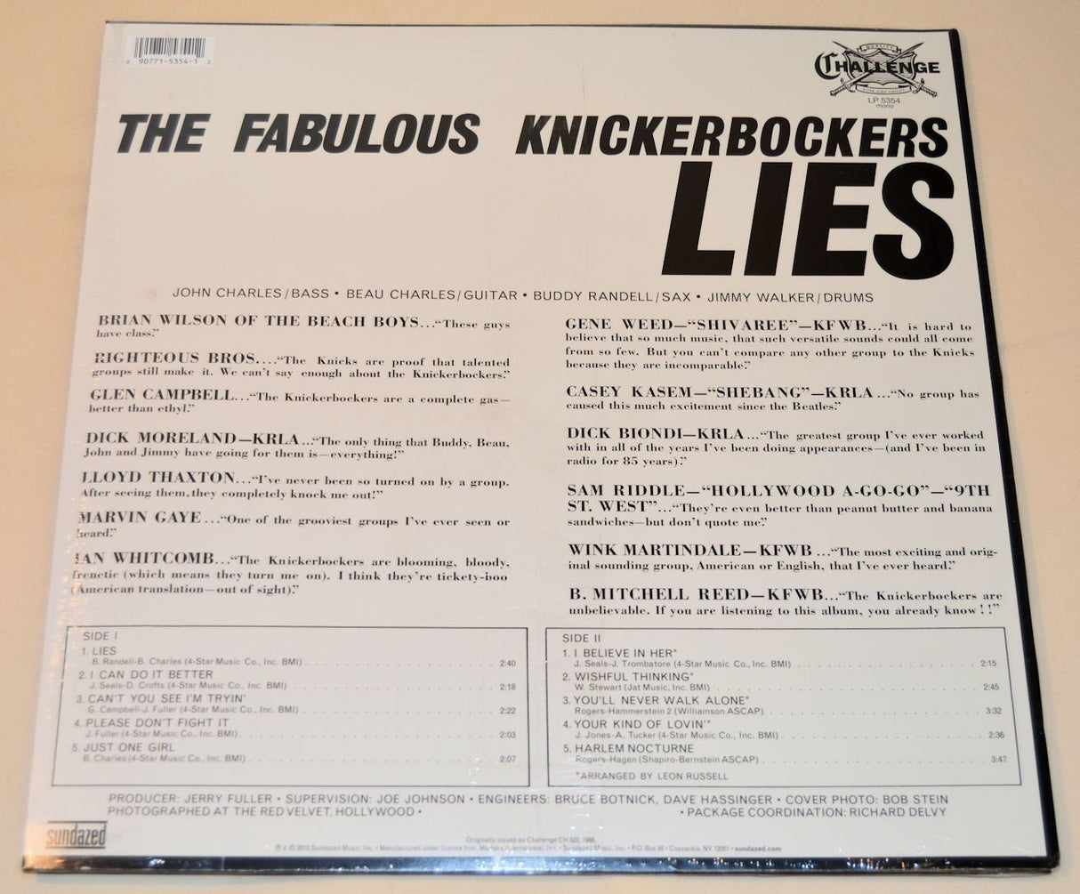 Knickerbockers - Lies