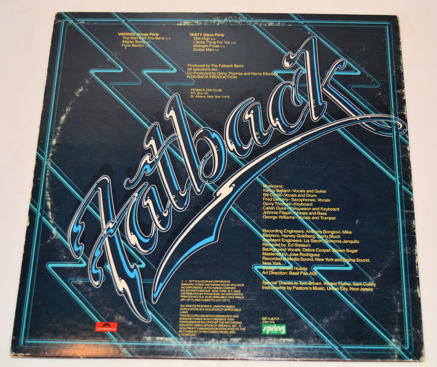 Fatback - Man With The Band