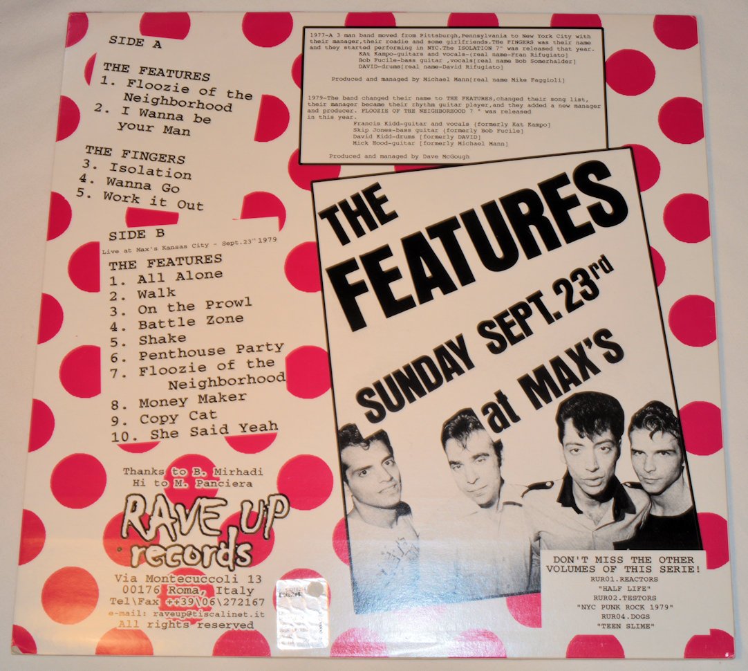 Features, The - Floozie Of The Neighborhood