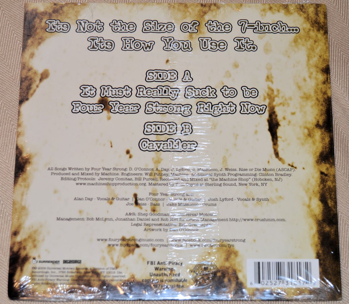 Four Year Strong - It's Not The Size