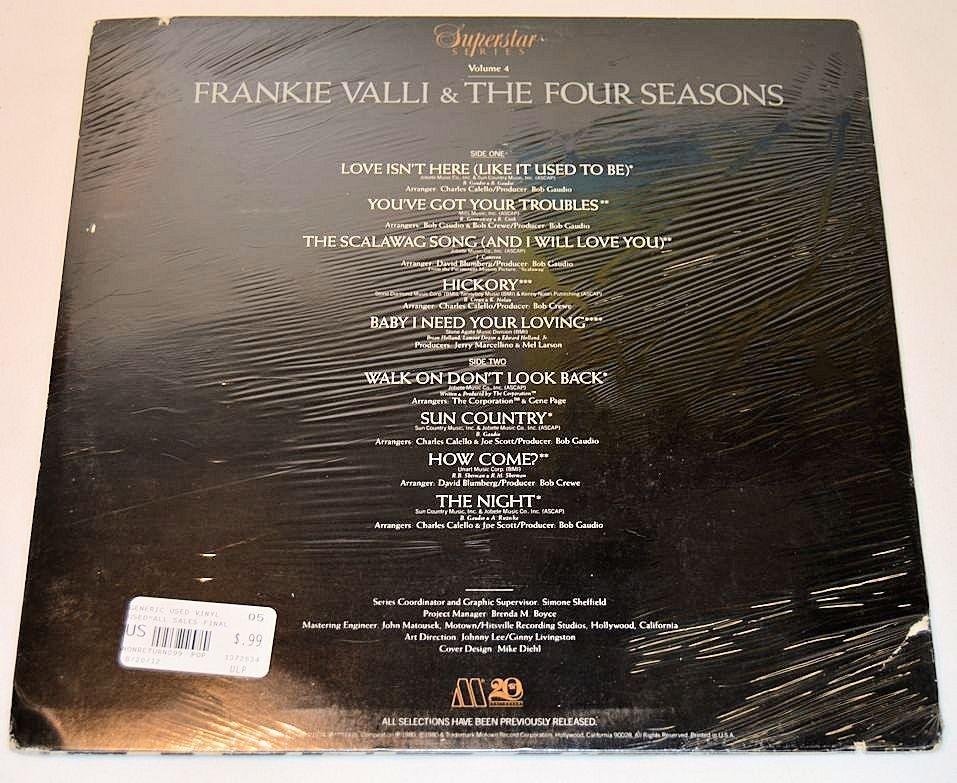 Valli, Frankie - Superstar Series