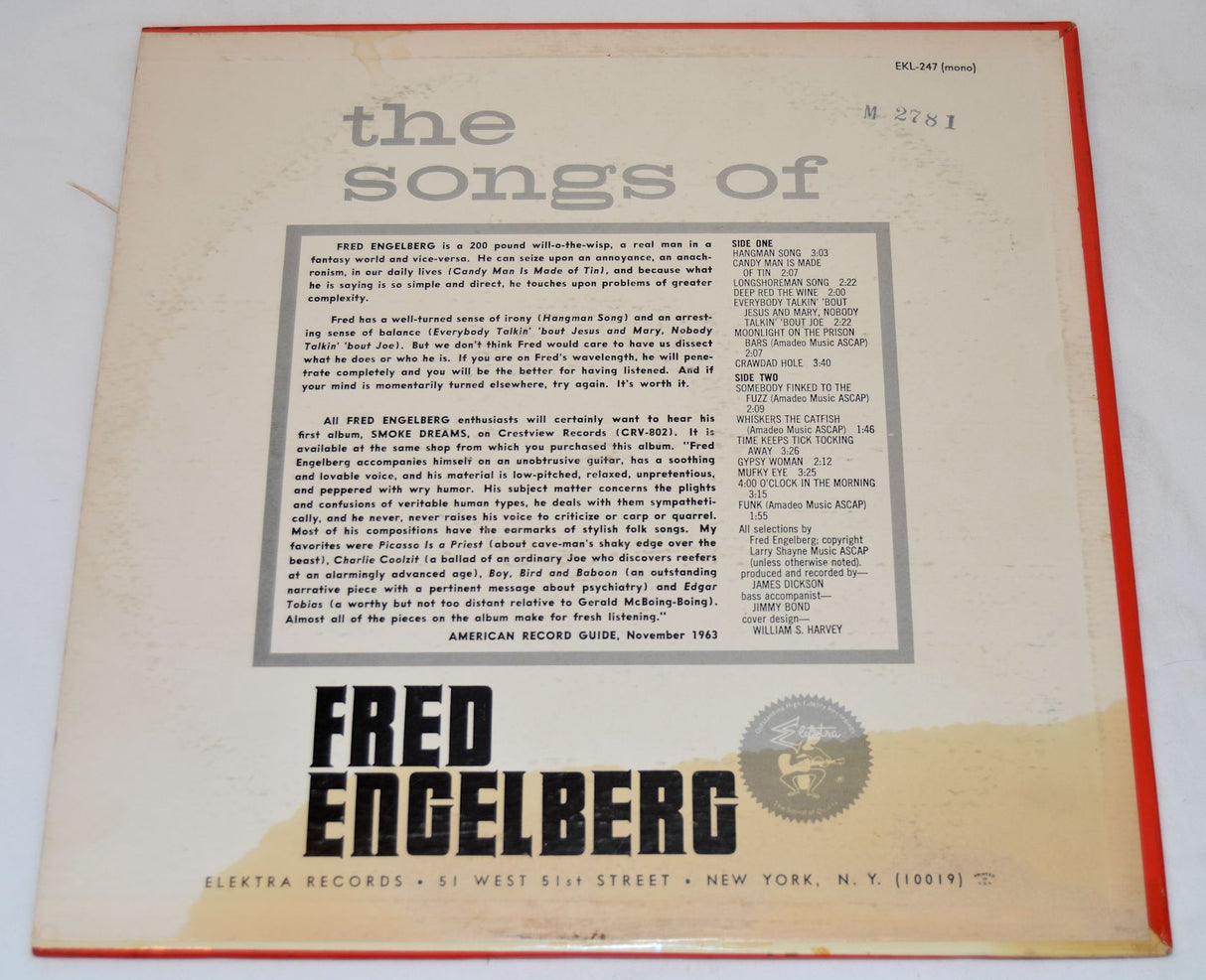 Engleberg, Fred - The Songs Of