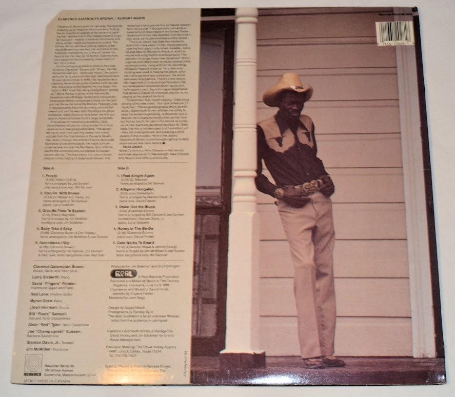 Brown, Clarence Gatemouth - Alright Again!