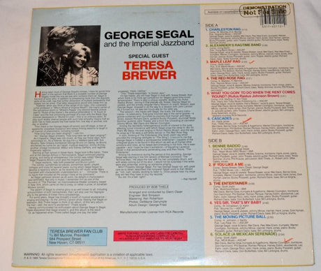 Segal, George - Touch Of Ragtime
