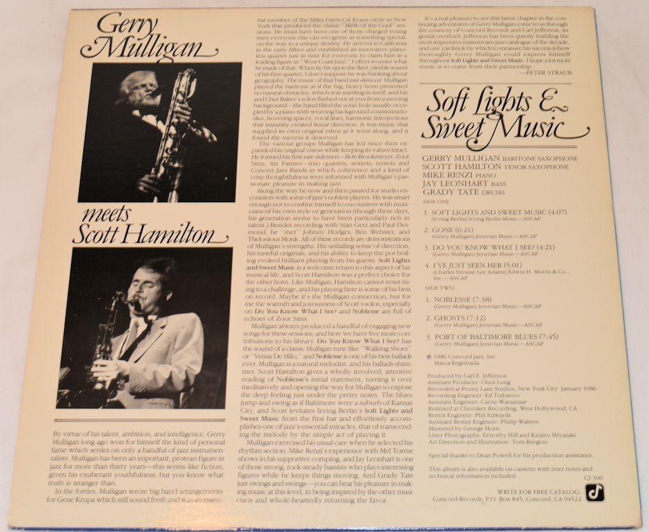 Mulligan, Gerry - Soft Lights Sweet Music