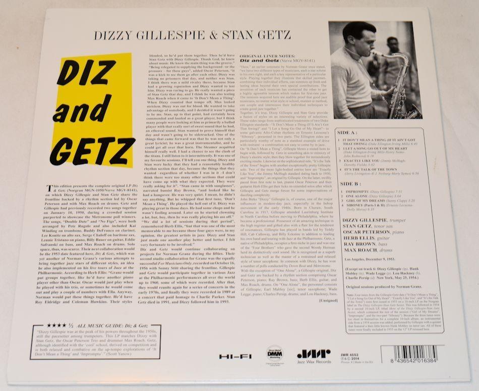 Gillespie, Dizzy / Getz, Stan - Diz And Getz