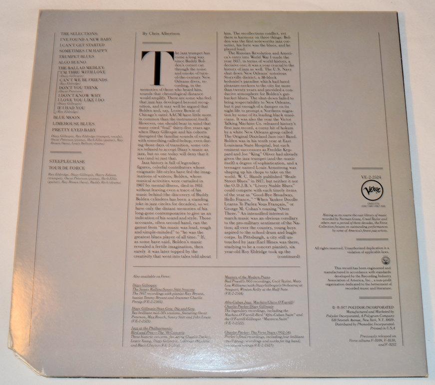 Gillespie / Eldridge - Diz And Roy